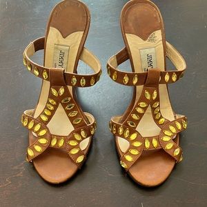 Jimmy Choo high heels slides